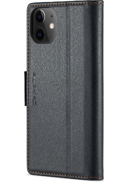 IPhone 12 Mini Cüzdan Kılıf Anti Dolandırıcılık Kart Yuvası Darbeye Dayanıklı (Yurt Dışından)