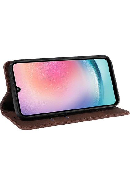 Samsung Galaxy A24 4g Için Kılıf Folio Cüzdan Koruyucu Pu Deri Manyetik (Yurt Dışından) modelleri
