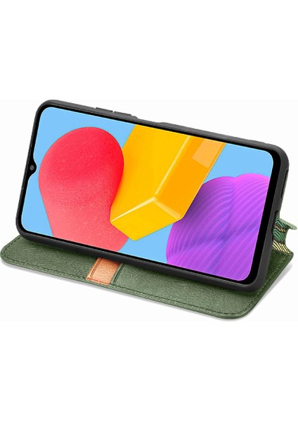 Samsung Galaxy M13 4g Zarif Iş Deri Kılıf Kapak Çevirin (Yurt Dışından) fırsatları