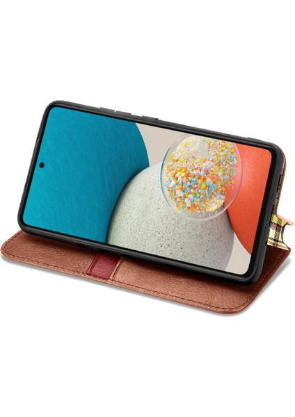 Samsung Galaxy A53 5g Cüzdan Fonksiyonu Için Kılıf Moda Tasarım Kapak Çevirin (Yurt Dışından) fiyatları