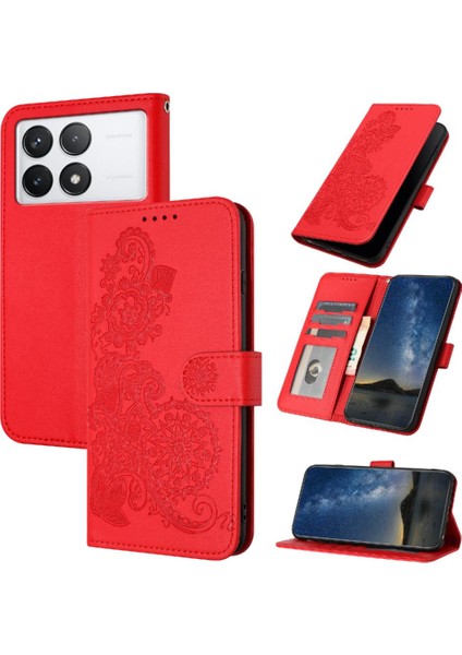 Xiaomi Redmi Için Kılıf K70 Kickstand Koruyucu Pu Deri Manyetik ile (Yurt Dışından)