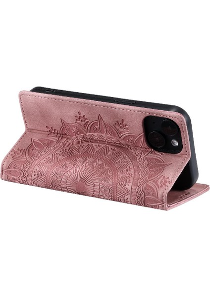 IPhone 13 Için Kılıf Mini Pu Deri Kart Ekleme Yan Toka Çevirme (Yurt Dışından)