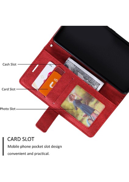 Motorola Moto G34 5g Cüzdan Flip Için Kılıf Folio Kart Tutucu Kickstand Pu (Yurt Dışından) modelleri