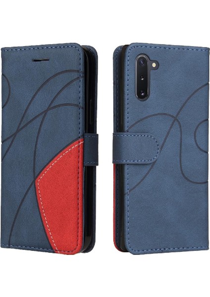 Samsung Galaxy Not 10 Için Kılıf Kickstand Koruyucu Iki Renkli Dikiş (Yurt Dışından)