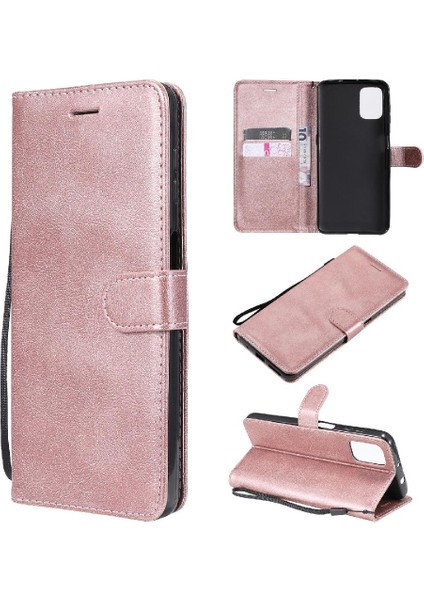 Motorola Moto G9 Artı Kartvizit ile Iş Cüzdan Telefon Kılıfı Için Flip Case (Yurt Dışından)