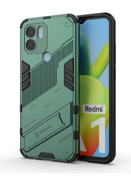 Xiaomi Redmi A1 Artı Kickstand Sağlam Askeri Koruyucu Kapak (Yurt Dışından) fırsatları