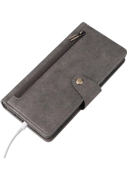 Samsung Galaxy A14 5g Için Kılıf ile El Kayışı Fermuar Cüzdan Kapak Kartı (Yurt Dışından) modelleri