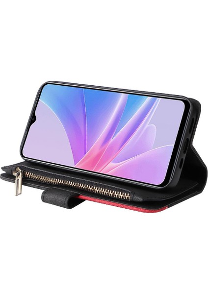 Oppo Için Kılıf A78 5g/nine 5g Kart Yuvası Standı ile Dokuz Kart Yuvaları Fermuar (Yurt Dışından) indirimleri