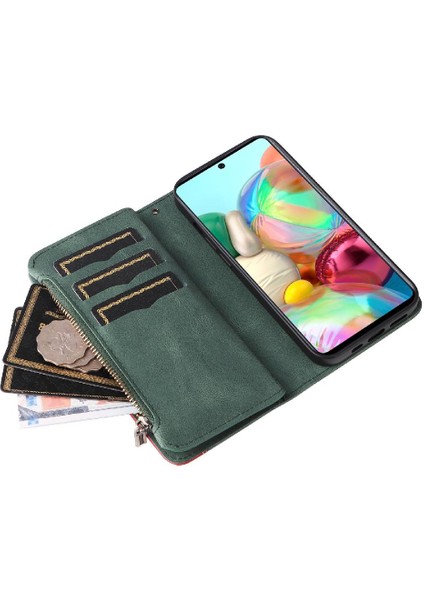 Samsung Galaxy A71 4g Dokuz Kart Yuvaları ile Kickstand Koruyucu Kılıf (Yurt Dışından) fırsatları