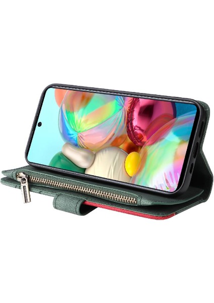 Samsung Galaxy A71 4g Dokuz Kart Yuvaları ile Kickstand Koruyucu Kılıf (Yurt Dışından) indirimleri