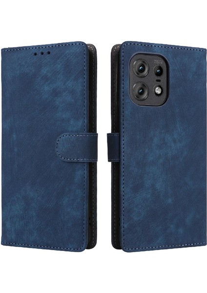 Motorola Moto Kenar 50 Pro Pu Deri Kart Yuvaları Kapak Manyetik (Yurt Dışından)