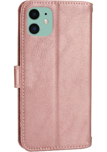 Iphone 11 Için Flip Case Pu Deri Anti Scratch Manyetik Kapatma Kickstand (Yurt Dışından)