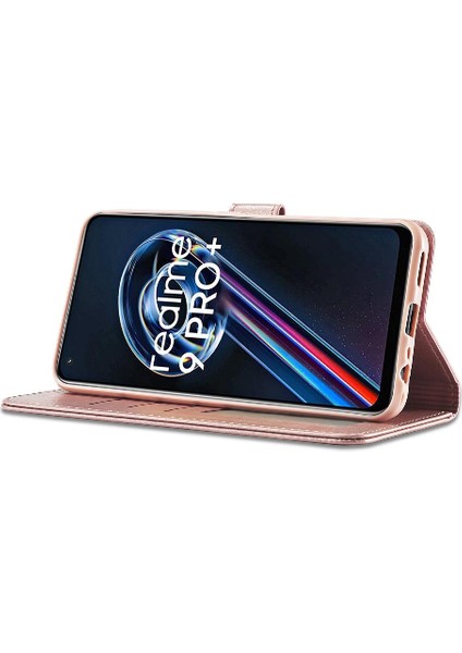Realme 9 Pro Buzağı Doku Için Kılıf ile Yatay Çevir Deri Kılıf Kartı (Yurt Dışından) fırsatları