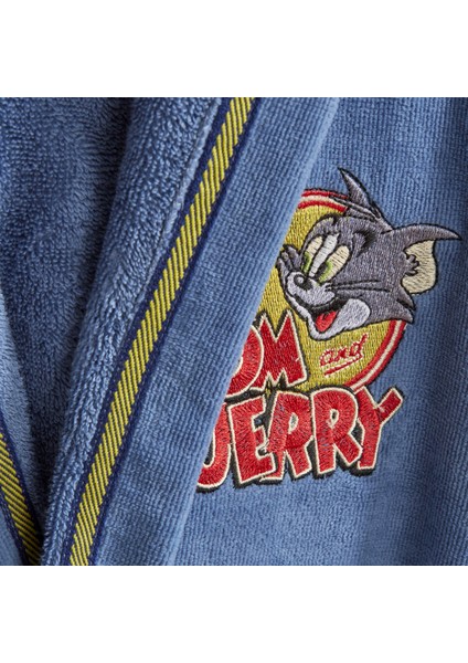 Karaca Home Tom ve Jerry Kapüşonlu Bornoz 8/10 Yaş