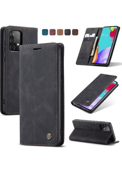 Samsung Galaxy Için Flip Case A52S 5g Manyetik Kapatma Darbeye Flip Kitap (Yurt Dışından)