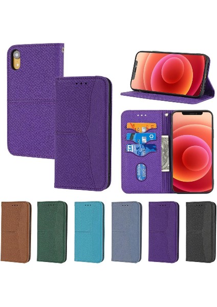 IPhone Xr Flip Folio Kitap Pu Deri Kapak El Cüzdan Kredi (Yurt Dışından)