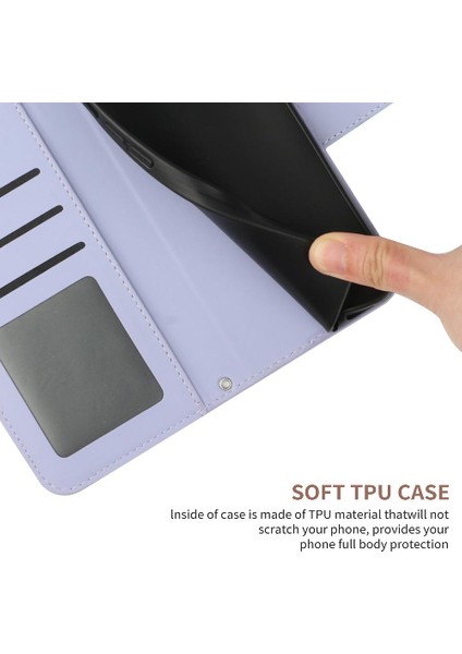 Iphone 13 Mini Flip Cüzdan Telefon Kılıfı Pu ile Kabartmalı Ayçiçeği (Yurt Dışından)