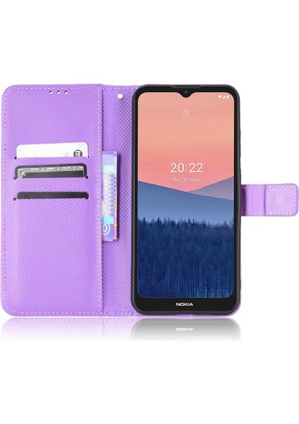 Nokia C21 Kart Tutucu Manyetik Cüzdan Kapak Kickstand Için Kılıf (Yurt Dışından) fırsatları