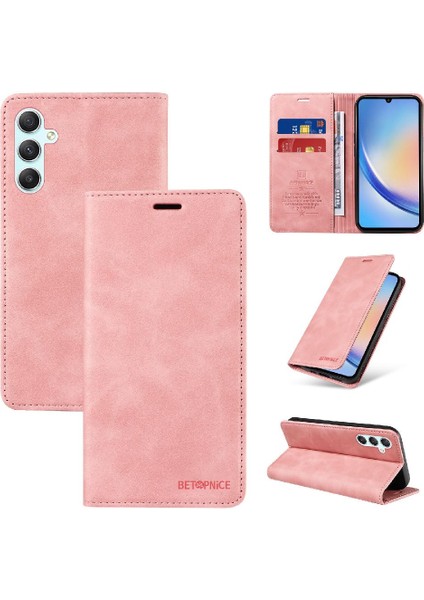 Samsung Galaxy A34 5g Koruyucu Manyetik Pu Deri Folio Cüzdan (Yurt Dışından)