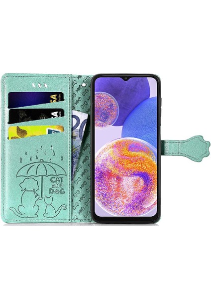 Samsung Galaxy A23 Kılıf Için Kılıf Kısa Kayış Karikatür Hayvanlar Flip (Yurt Dışından) indirimleri