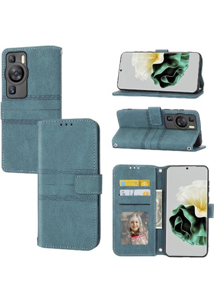Huawei Huawei Manyetik Kapatma Kickstand Cüzdan Kılıf Pu Için Flip Case (Yurt Dışından)