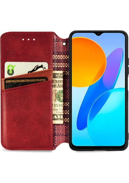 Huawei Onur X8 5g Cüzdan Fonksiyonu Için Kılıf Deri Kılıf Moda Tasarımı (Yurt Dışından)