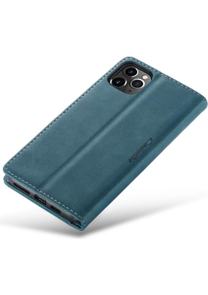 Iphone 11 Için Flip Case Pro Durumda Kart Yuvası Kickstand Vintage Pu Deri (Yurt Dışından)