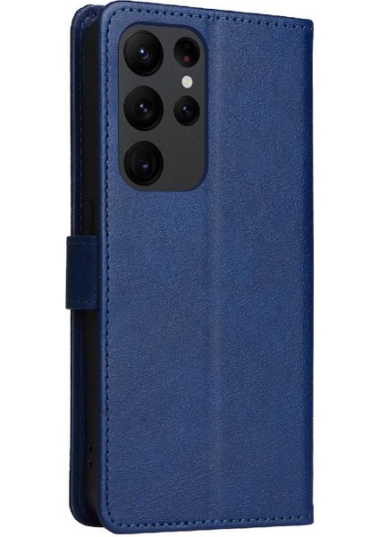 Samsung Galaxy S23 Ultra Klasik Düz Renk Iş Cüzdan Için Flip Case (Yurt Dışından) fırsatları