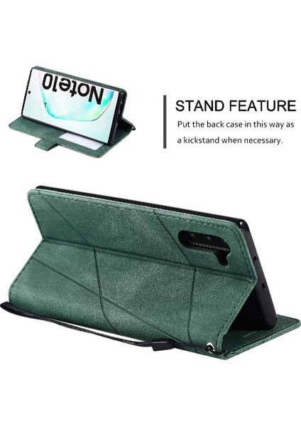 Samsung Galaxy Not 10 Için Kılıf Cüzdan Flip Folio Kart Tutucu Kickstand Pu (Yurt Dışından) fırsatları