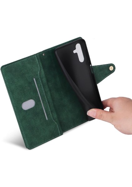 Samsung Galaxy A15 5g Için Kılıf ile El Kayışı Kart Tutucu Fermuar Cüzdan (Yurt Dışından) indirimleri