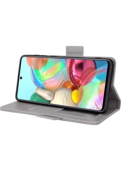 Samsung Galaxy A71 4g Pu Deri Cüzdan Kart Yuvaları Tutucu Yan (Yurt Dışından) modelleri