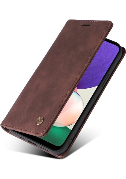 Samsung Galaxy A22 5g Deri Kılıf Için Flip Case Basit Iş Çevirme (Yurt Dışından) modelleri