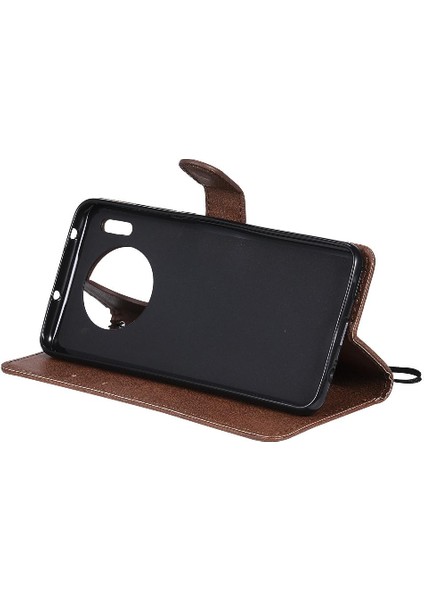 Huawei Mate 30 Iş Cüzdan Telefon Kılıfı Için Flip Case Klasik Katı ile (Yurt Dışından) fırsatları