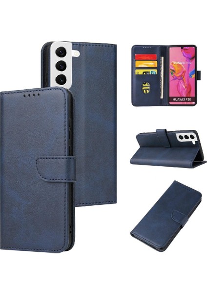 Kart Tutucu Kartı ile Samsung Galaxy S24 Deri Folio Flip Case Için Kılıf (Yurt Dışından) fiyatları