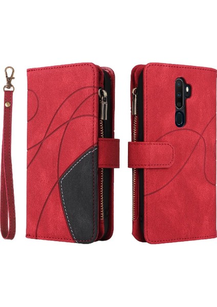 Oppo A9 2020/A5 2020 Fermuar Cüzdan Tarzı Kickstand Koruyucu Kılıf (Yurt Dışından) fırsatları