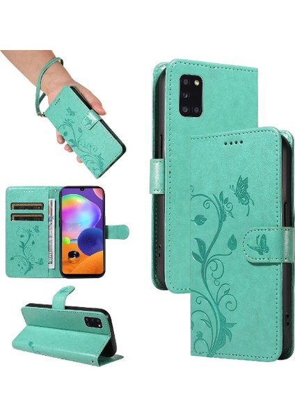 Samsung Galaxy Hand Cüzdan Telefon Kılıfı Için El Kayışı ile Kabartmalı (Yurt Dışından)