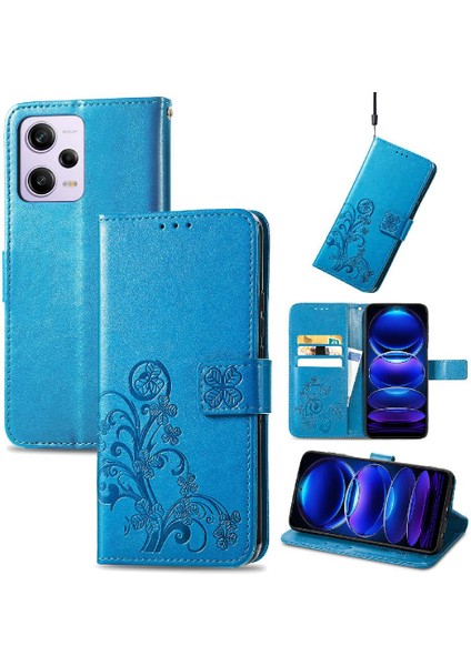 Xiaomi Redmi Için Not 12 Pro Zarif Iş Dört Yapraklı Yonca Durumda (Yurt Dışından)