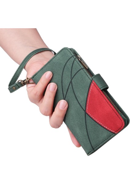 Oppo A92/A72/A52 Iki Renkli Dikiş Fermuar Cüzdan Tarzı Dokuz (Yurt Dışından) fiyatları