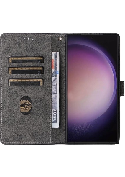 Samsung Galaxy S24 Ultra Rfıd Engelleme Kart Yuvaları Kapak Pu Flip (Yurt Dışından) fiyatları