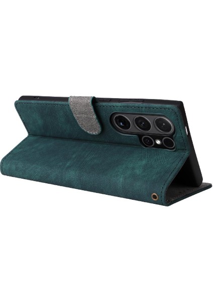 Samsung Galaxy S24 Ultra Rfıd Engelleme Kart Yuvaları Kapak Pu Flip (Yurt Dışından) modelleri