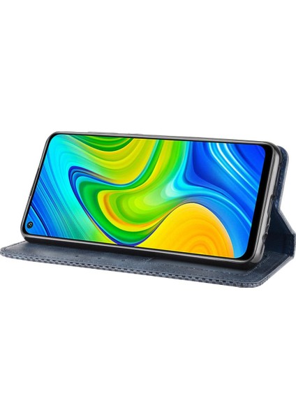 Xiaomi Redmi Not 9 Için Kılıf Pu Deri Cüzdan Manyetik Kapatma (Yurt Dışından)