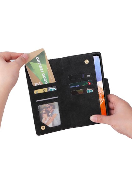 Samsung Galaxy A15 5g Için Kılıf ile El Kayışı Kart Tutucu Fermuar Cüzdan (Yurt Dışından) fiyatları