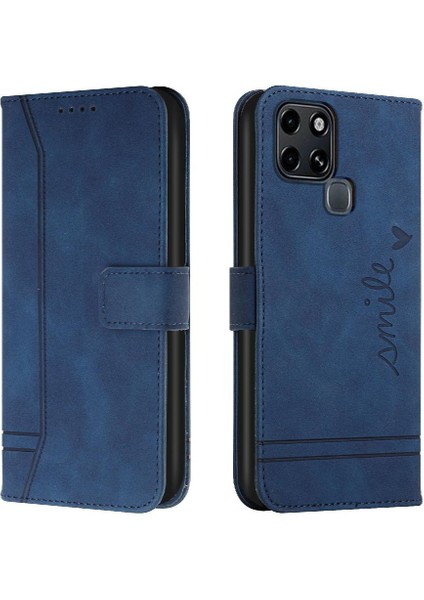 Infinix Akıllı 6 Flip Folio Cüzdan Kart Yuvaları Için Telefon Kılıfı Kapak Pu El (Yurt Dışından)