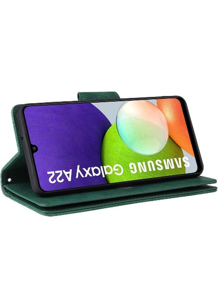 Samsung Galaxy A22 4g Kart Tutucu Manyetik Deri Fermuar Cüzdan (Yurt Dışından) modelleri
