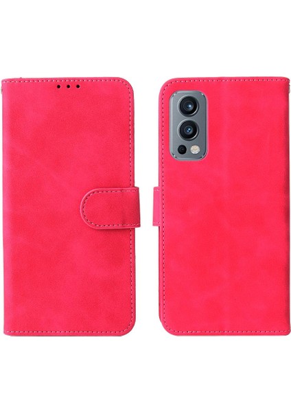 Oneplus Nord 2 Kart Ekleme Deri Için Kılıf Folio Flip Case Tam (Yurt Dışından)