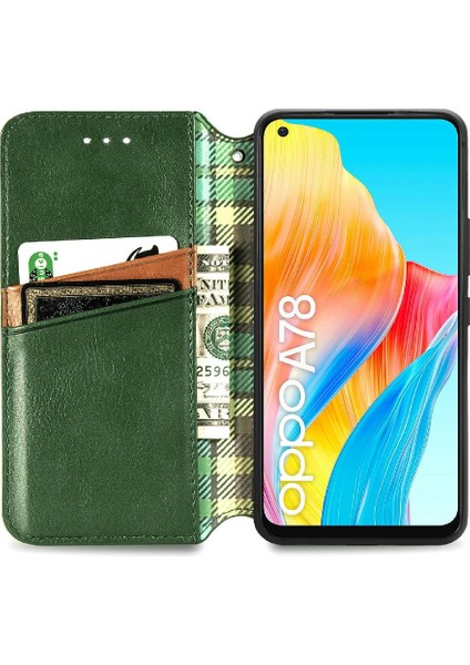 Oppo A78 4g Cüzdan Fonksiyonu Için Kılıf Deri Kılıf Zarif Iş Çevirme (Yurt Dışından) indirimleri