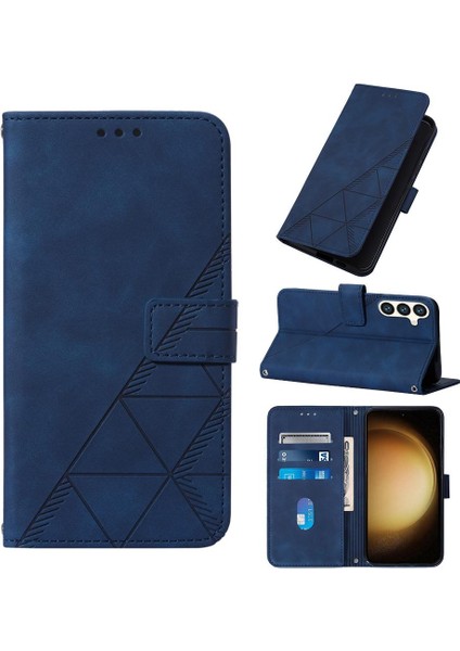 Gx Shop Samsung Galaxy S24 Artı 5g Kredi Kartı Tutucu Flip Folio Kitap Pu (Yurt Dışından)