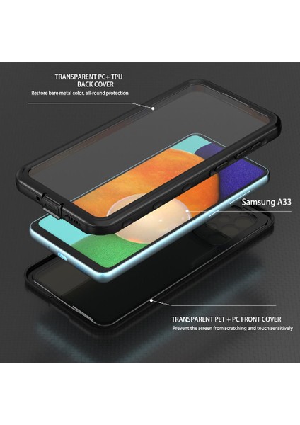 Samsung Galaxy A33 5g IP68 Su Geçirmez Tam 12FT Askeri Dahili (Yurt Dışından) fırsatları