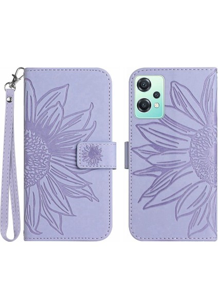 Realme 9 Pro 5g Flip Cüzdan Telefon Kılıfı Için Kılıf Kısa Kayış Lüks Pu ile (Yurt Dışından)