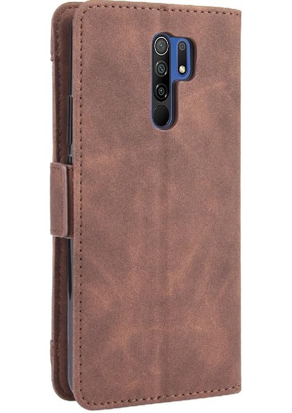 Xiaomi Redmi 9 Için Kılıf Ayarlanabilir Ayrılabilir Kart Tutucu Manyetik Kapatma Deri Cüzdan Kapak (Yurt Dışından) modelleri